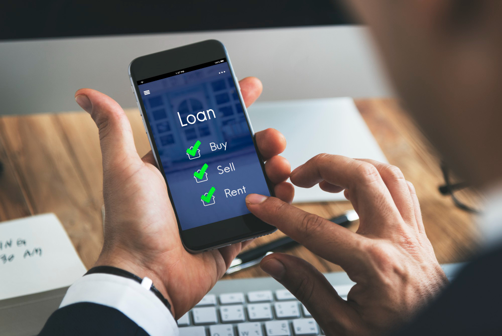 Image of installment loans information displayed on a smartphone for Brown Deer Wisconsin residents